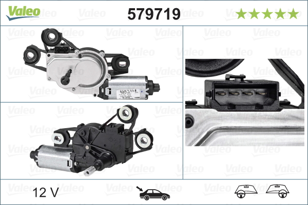 Motor stieračov VALEO